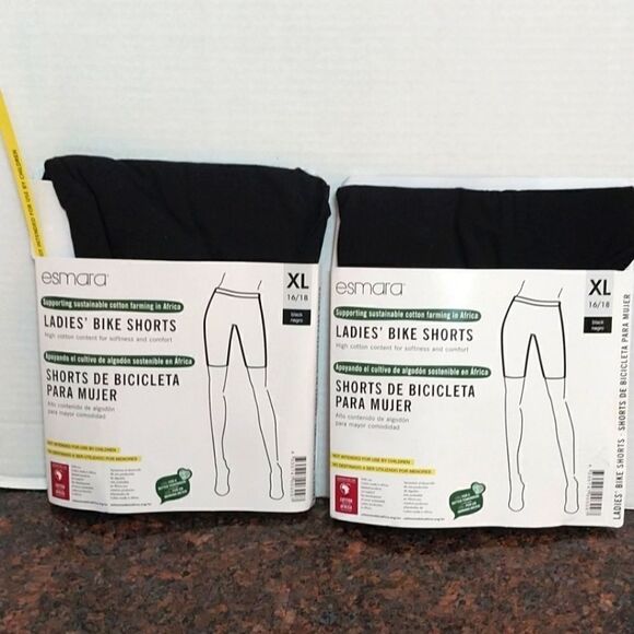 2 Pairs of Esmara Bike Shorts...SIZE X/L...NEW - Picture 1 of 6
